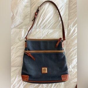 Dooney & Bourke Black Pebbled Leather Bag